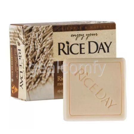 Рисовое мыло CJ Lion Rice Day с маслом рисовых отрубей, 100 г